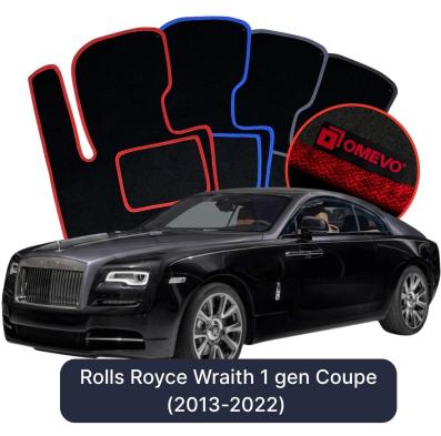 Velurové autokoberce OMEVO pro Rolls Royce Wraith 1 gen Kupé 3 dveře (2013-2022)