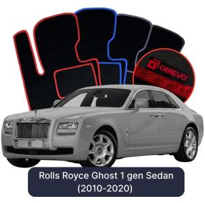 Velurové autokoberce OMEVO pro Rolls Royce Ghost 1 gen Sedan (2010-2020)