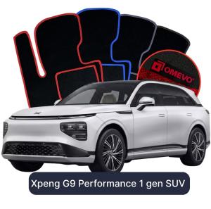 Velurové autokoberce OMEVO pro Xpeng G9 Performance 1 gen SUV (2022-2025)