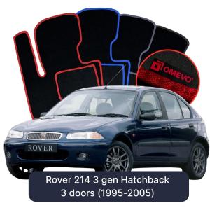 Velurové autokoberce OMEVO pro Rover 214 3 gen Hatchback 3 dveře (1995-2005)