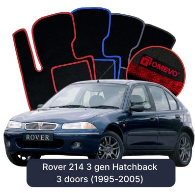 Velurové autokoberce OMEVO pro Rover 214 3 gen Hatchback 3 dveře (1995-2005)