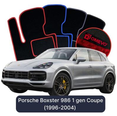 Velurové autokoberce OMEVO pro Porsche Boxster 986 1 gen Kupé (1996-2004)