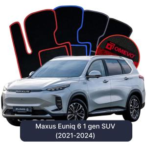 Velurové autokoberce OMEVO pro Maxus Euniq 6 1 gen SUV (2021-2024)