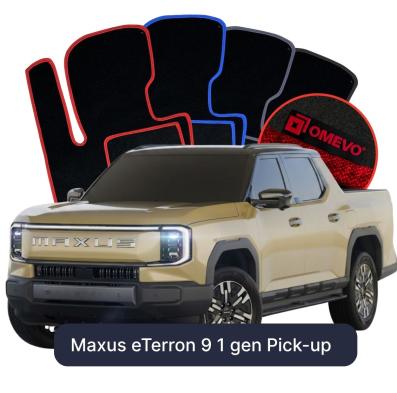 Velurové autokoberce OMEVO pro Maxus eTerron 9 1 gen Pick-up (2024-2025)