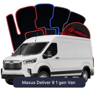 Velurové autokoberce OMEVO pro Maxus Deliver 9 Van (2019-2026)