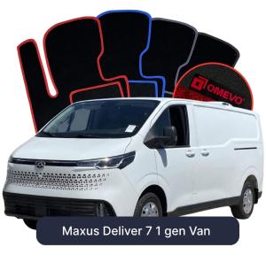 Velurové autokoberce OMEVO pro Maxus Deliver 7 1 gen Van (2023-2025)