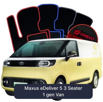 Velurové autokoberce OMEVO pro Maxus eDeliver 5 3 místa 1 gen Van (2023-2025)