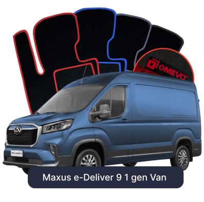 Velurové autokoberce OMEVO pro Maxus e-Deliver 9 1 gen Van (2023-2026)