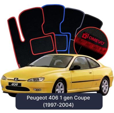 Velurové autokoberce OMEVO pro Peugeot 406 1 gen Kupé (1997-2004)