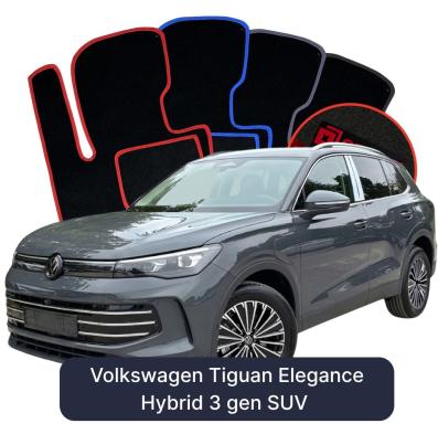 Velurové autokoberce OMEVO pro Volkswagen Tiguan Elegance Hybridní 3 gen SUV (2023-2026)