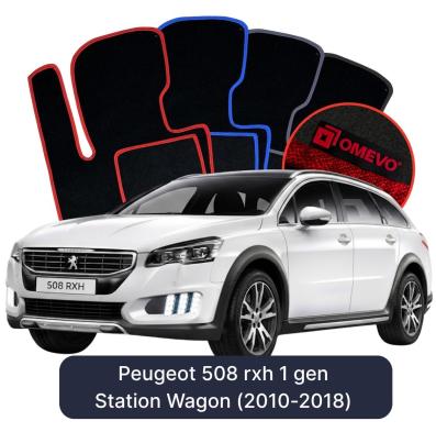 Velurové autokoberce OMEVO pro Peugeot 508 Hybridní rxh SW 1 gen Kombi (2010-2018)