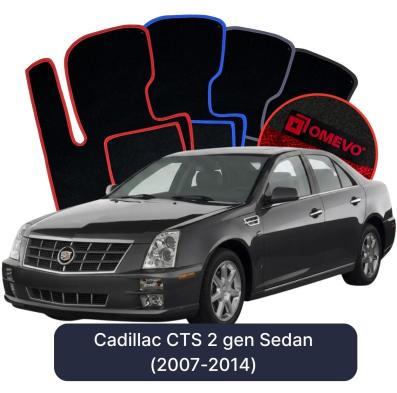 Velurové autokoberce OMEVO pro Cadillac CTS 2 gen Sedan (2007-2014)