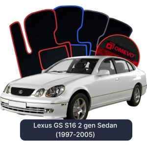 Velurové autokoberce OMEVO pro Lexus GS S16 2 gen Sedan (1997-2005)