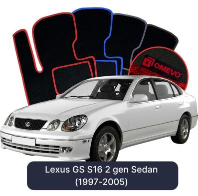 Velurové autokoberce OMEVO pro Lexus GS S16 2 gen Sedan (1997-2005)