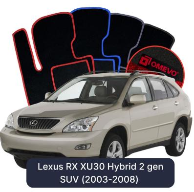 Velurové autokoberce OMEVO pro Lexus RX Hybridní XU30 2 gen SUV (2003-2008)