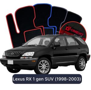 Velurové autokoberce OMEVO pro Lexus RX  1 gen SUV (1998-2003)