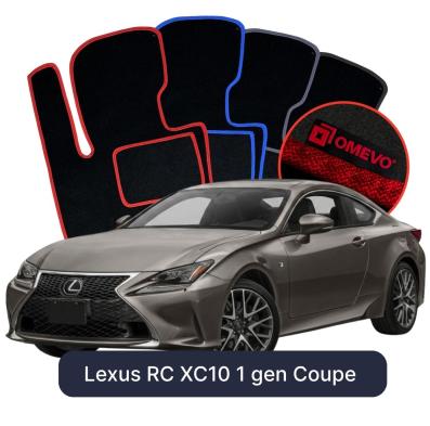 Velurové autokoberce OMEVO pro Lexus RC XC10 1 gen Kupé (2014-2025)