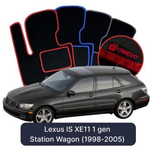 Velurové autokoberce OMEVO pro Lexus IS XE11 1 gen Kombi (1998-2005)
