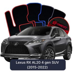 Velurové autokoberce OMEVO pro Lexus RX AL20 4 gen SUV (2015-2022)