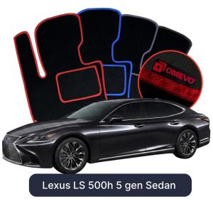 Velurové autokoberce OMEVO pro Lexus LS 500h 5 gen Sedan (2017-2025)