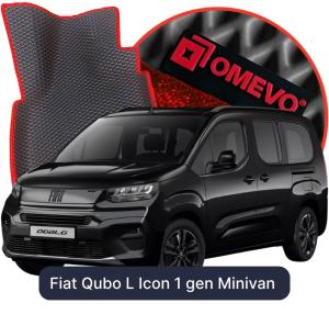 OMEVO 5D Pro Koberečky do Fiat Qubo L Icon 1 gen Minivan (2026-2026)