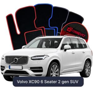 Velurové autokoberce OMEVO pro Volvo XC90 6 místný 2 gen SUV (2015-2026)