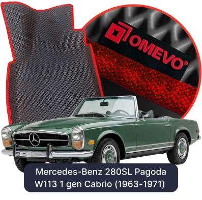 EVA autokoberce OMEVO pro Mercedes-Benz 280SL Pagoda W113 1 gen Cabrio (1963-1971)