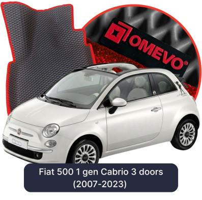 EVA autokoberce OMEVO pro Fiat 500 1 gen Cabrio 3 dveře (2007-2023)