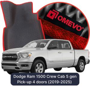 OMEVO 5D Pro Koberečky do Dodge Ram 1500 Crew Cab 5 gen Pick-up 4 dveře (2019-2025)