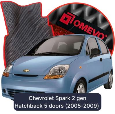 EVA autokoberce OMEVO pro Chevrolet Spark 2 gen Hatchback 5 dveří (2005-2009)