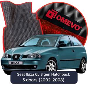OMEVO 5D Pro Koberečky do Seat Ibiza 6L 3 gen Hatchback 5 dveří (2002-2008)