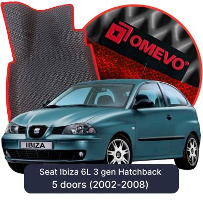 EVA autokoberce OMEVO pro Seat Ibiza 6L 3 gen Hatchback 5 dveří (2002-2008)