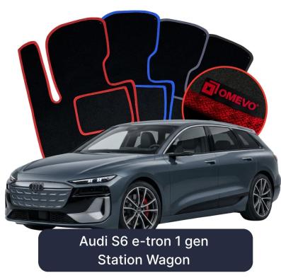 Velurové autokoberce OMEVO pro Audi S6 e-tron 1 gen Kombi (2024-2026)