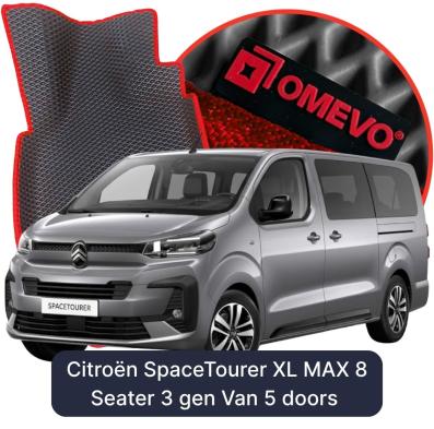 EVA autokoberce OMEVO pro Citroën SpaceTourer XL MAX 8 místný 3 gen Dodávka 5 dveří (2016-2026)