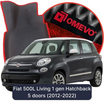 EVA autokoberce OMEVO pro Fiat 500L Living 1 gen Hatchback 5 dveří (2012-2022)