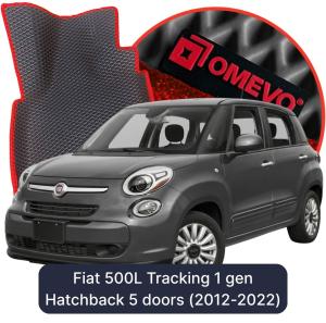 OMEVO 5D Pro Koberečky do Fiat 500L Tracking 1 gen Hatchback 5 dveří (2012-2022)