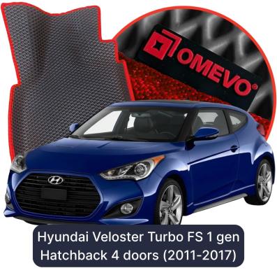 EVA autokoberce OMEVO pro Hyundai Veloster Turbo FS 1 gen Hatchback 4 dveře (2011-2017)
