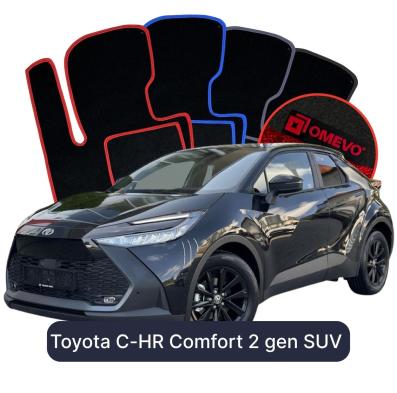 Velurové autokoberce OMEVO pro Toyota C-HR Comfort 2 gen SUV (2023-2026)