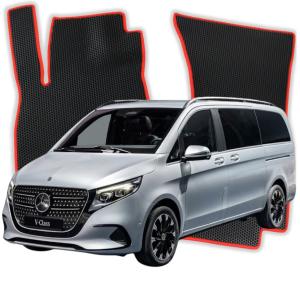 OMEVO EVA Koberečky® pro Mercedes-Benz V klasa Long 7 místný 300D 4 gen Dodávka 5 dveří (2023-2026) 