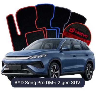 Velurové autokoberce OMEVO pro BYD Song Pro DM-i 2 gen SUV (2024-2026)