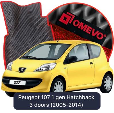 EVA autokoberce OMEVO pro Peugeot 107 1 gen Hatchback 3 dveře (2005-2014)