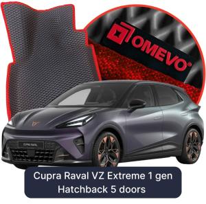 OMEVO 5D Pro Koberečky do Cupra Raval VZ Extreme 1 gen Hatchback 5 dveří (2026-2027)