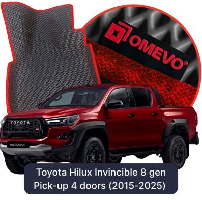 EVA autokoberce OMEVO pro Toyota Hilux Invincible 8 gen Pick-up 4 dveře (2015-2025)