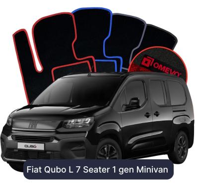 Velurové autokoberce OMEVO pro Fiat Qubo L 7 místný 1 gen Minivan (2026-2026)