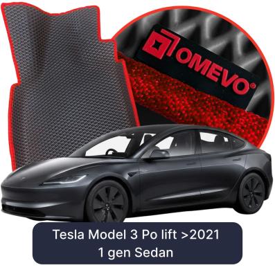 EVA autokoberce OMEVO pro Tesla Model 3 Po lift >2021 1 gen Sedan (2017-2026)