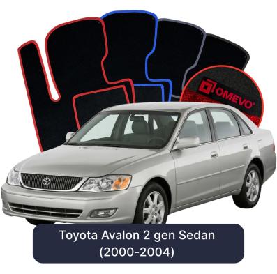 Velurové autokoberce OMEVO pro Toyota Avalon 2 gen Sedan (2000-2004)