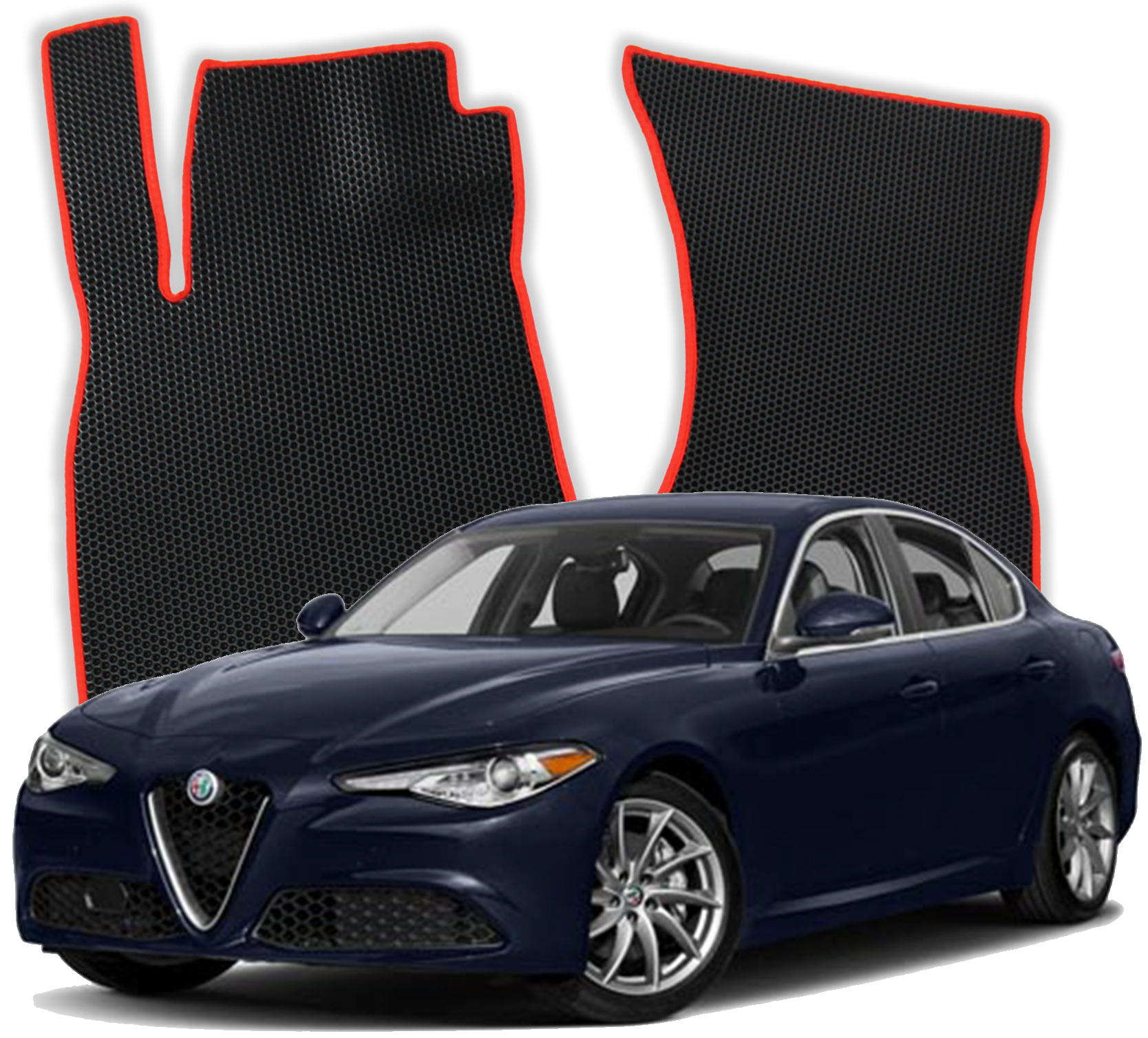 OMEVO EVA Koberečky pro Alfa Romeo Giulia 1 gen Sedan (2016-2025)