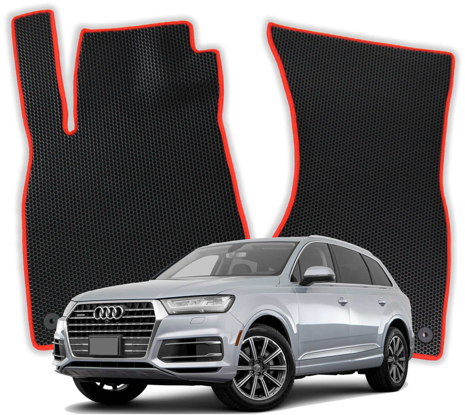 OMEVO EVA Koberečky pro Audi Q7 7 místný 4M 2 gen SUV (2015-2025)