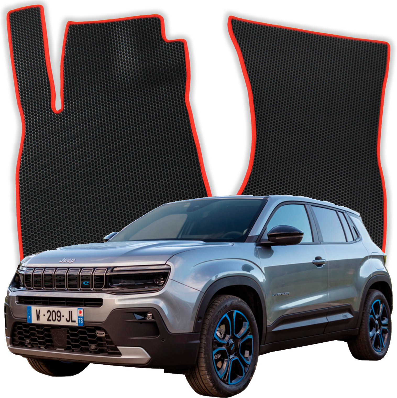 OMEVO EVA Koberečky pro Jeep Avenger Elektrický 1 gen SUV (2023-2025)