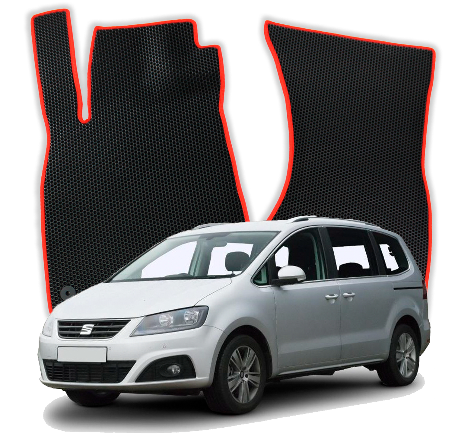 OMEVO EVA Koberečky pro Seat Alhambra 2 gen Minivan (2010-2020)